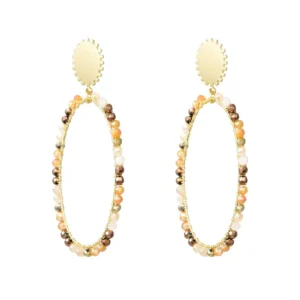 Oorbellen Jolie | Bruin