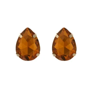 Oorbellen Roos | Bruin