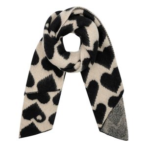 Sjaal Yara | Beige/Zwart