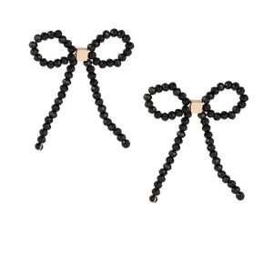 Oorbellen Bowie | Zwart